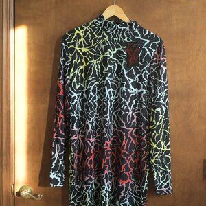 NWT Wild Electric Bodycon Killstar Dress. Women's 3XL.